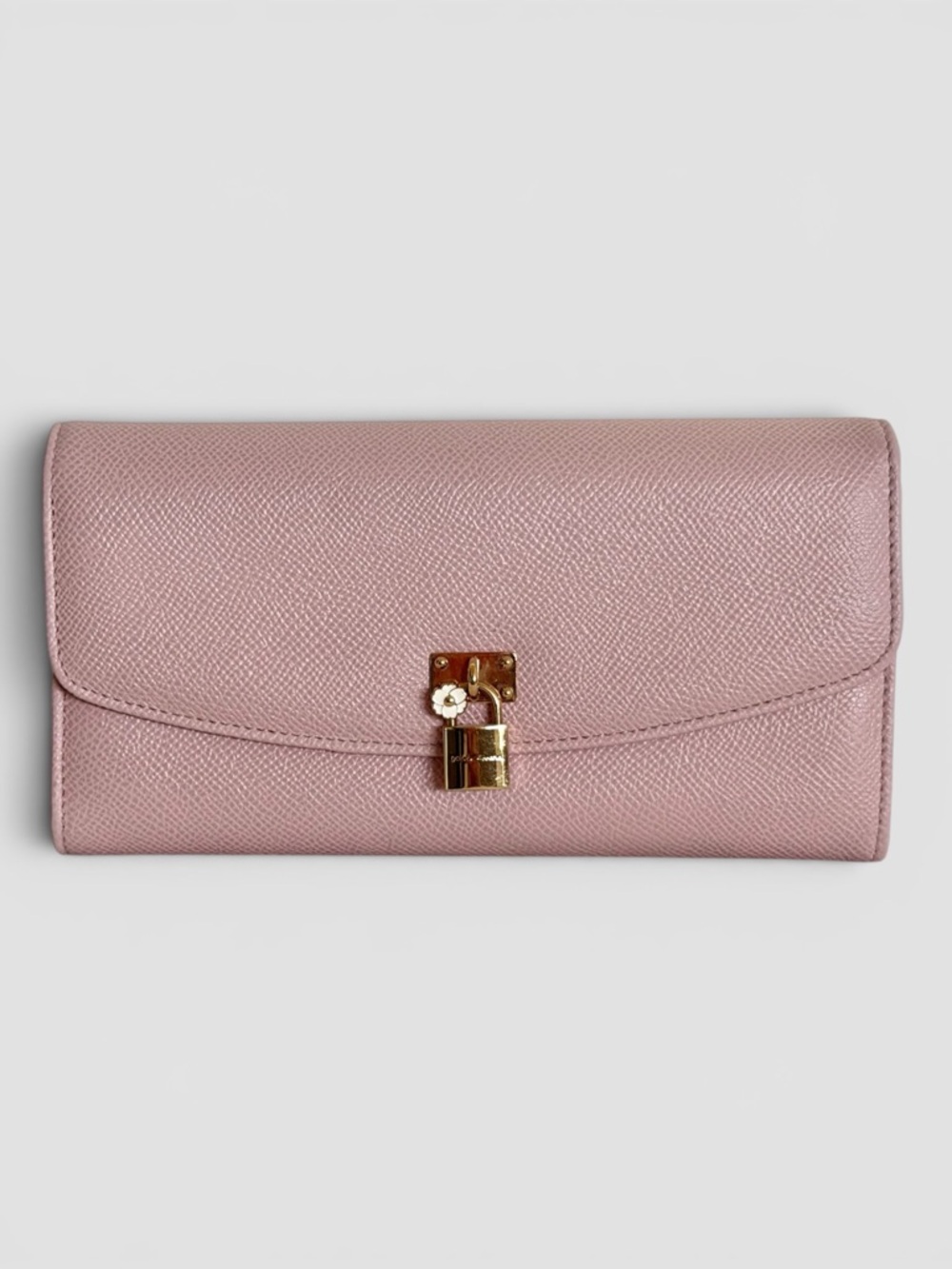 Dolce & Gabbana Pink Leather Wallet